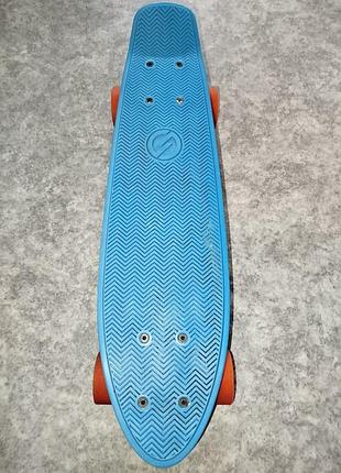 Скейтборд-круизер oxelo yamba 100 blue/coral скейт