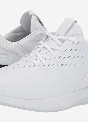 Білі чоловічі кросівки skechers modena valburb, шкіра