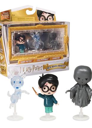 Набір фігурок гаррі поттер патронус дементор harry potter wizarding world micro magical moments
