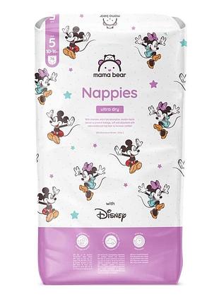 Подгузники amazon mama bear mikki ultra dry nappies size 5 76 шт (dt) (0425)