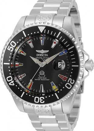 Мужские часы invicta 21323 grand diver automatic 47мм