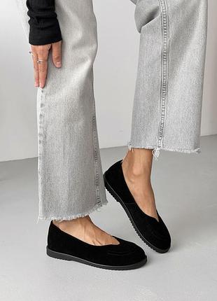 Женские анатомические балетки barefoot (черный) ✨