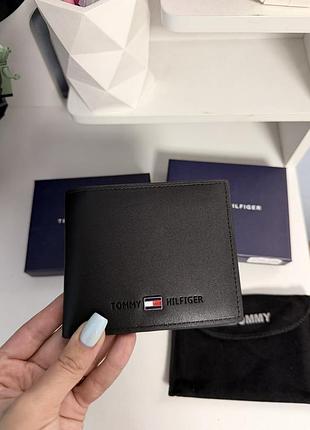 Чоловічий гаманець tommy hilfiger | повний комплект | стильний подарунок | мужской кошелек
