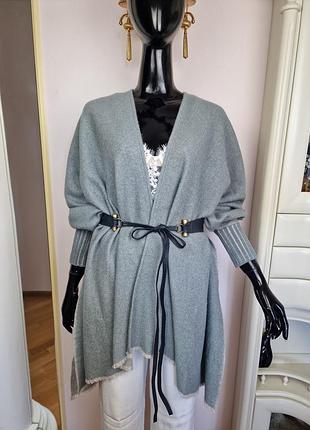 Роскошное кашемировое пончо / накидка 100% cashmere 19 andrea's 47 (made in italy)