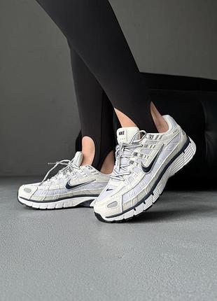 Кросівки жіночі nike p-6000 summit white/obsidian