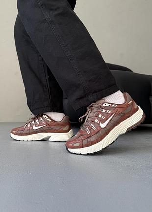 Кроссовки мужские nike p-6000 fauna brown soft pearl