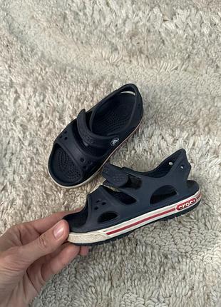Crocs c5 22 босоніжки резинові