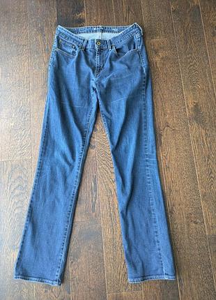 Классические джинсы levi's demi curve straight в глубоком синем цвете