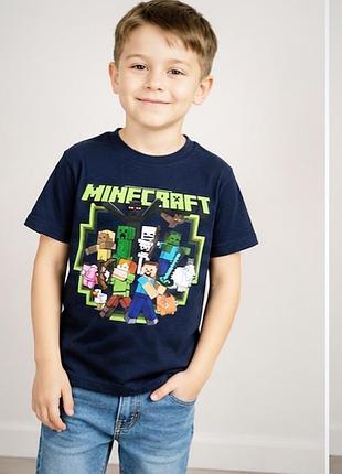 Футболка minecraft 6-7 років , 100 бавовна