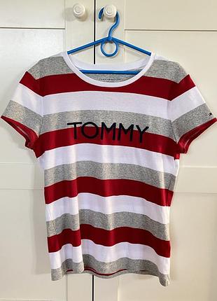Футболка в смужку tommy hilfiger