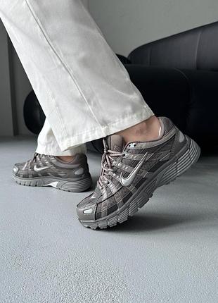 Кросівки жіночі nike p-6000 brown/grey