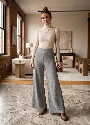 Брюки палаццо zara р. s