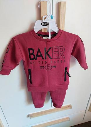 Спортивный костюм для мальчика 12-18 месяцев 1-1,5 года baker by ted baker