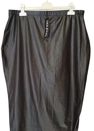 Boohoo,новая черная юбка р.л