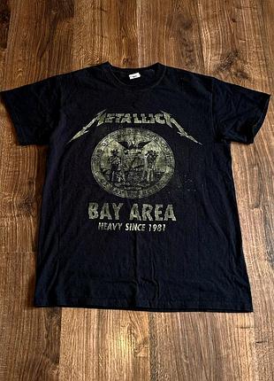 Мужская уникальная футболка Vildan metallica оригинал
