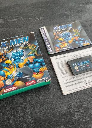 Картридж x-men reign of apocalypse (nintendo game boy advance)