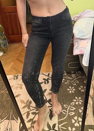 Джинси zara з декором