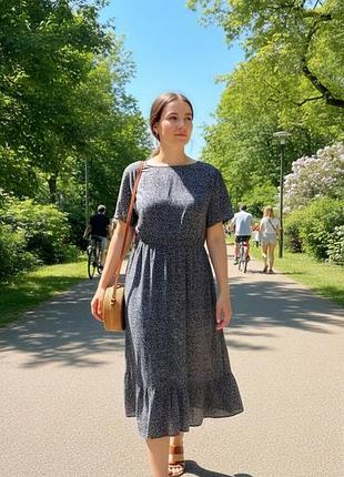 Платье летнее миди 46р