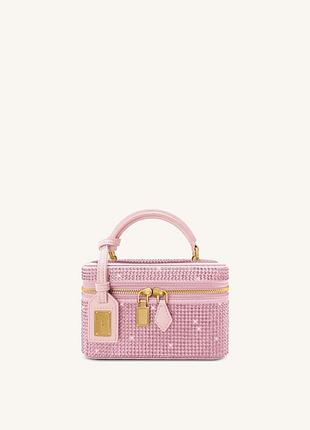 Елегантна мінісумка jw pei cleo artificial crystal box shape top handle bag — pink 💗