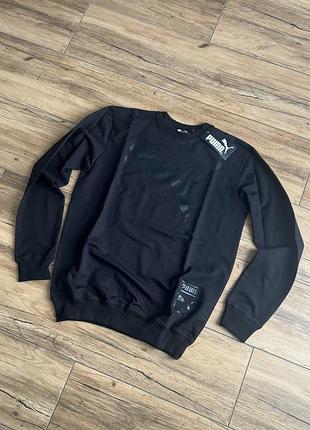 Світшот для підлітка puma чорна розмір s, m