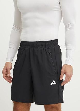 Чоловічі чорні шорти adidas train essentials woven р.l