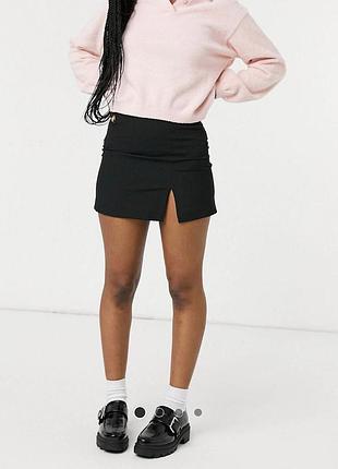 Мини юбка в стиле 90х pull &amp; bear 5