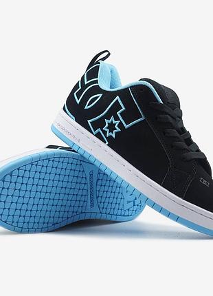 Dc court graffik black blue