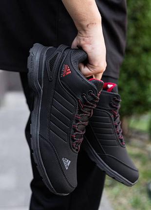 Зимние adidas gore-tex winter black red мех до -21 градусов ❄️