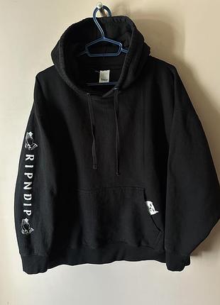Худі rip n dip lord nermal pullover hoodie - black