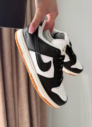 Кросівки nike sb dunk black croc