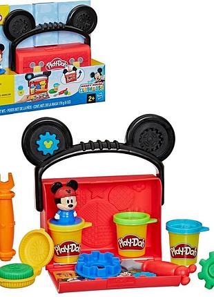 Набор для творчества hasbro play-doh disney junior mickey mouse clubhouse гараж микки мауса (g3109)