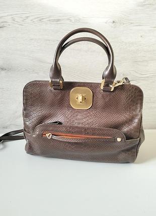 Кожаная сумка longchamp gatsby
