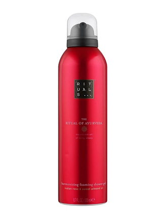 Гель-пінка для душу rituals the ritual of ayurveda foaming shower gel, 200 мл