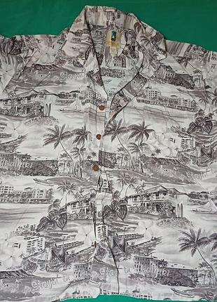 Мужская гавайская рубашка kahala (made in hawaii), размер xxl