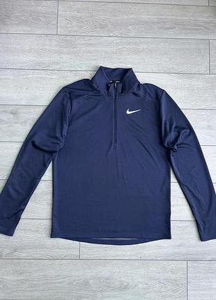 Чоловічий спортивний лонгслів найк nike dri-fit pacer top 1/2-zip size m розмір кофта з довгим рукавом для бігу та фітнесу олімпійка батнік оригінал