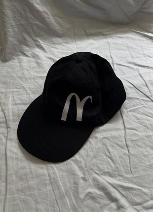 Чорна бейсболка mcdonald’s вінтажна