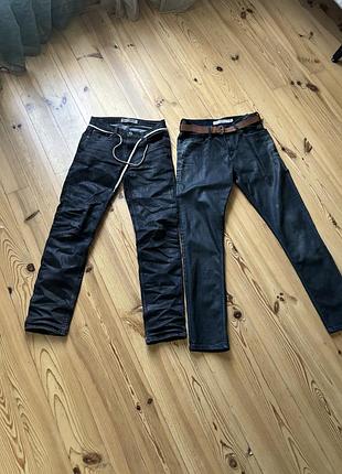 Calvin klein jeans coated/ waxed denim