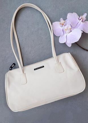 Винтажная нейлоновая минималистичная сумка-багет balenciaga, 1990-2000х годов