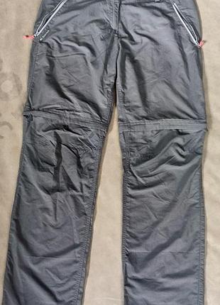 Женские трекинговые брюки трансформеры decathlon quechua
