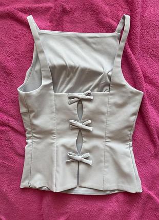 Топ zara блакитний