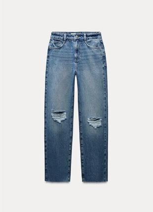 Джинси zara рвані