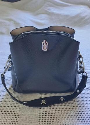 Жіноча шкіряна сумка  crossbody