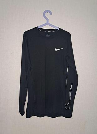 Компрессионный термо лонгслив nike pro.