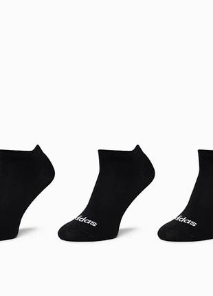 Adidas короткі шкарпетки ic1299 3-pack чорний