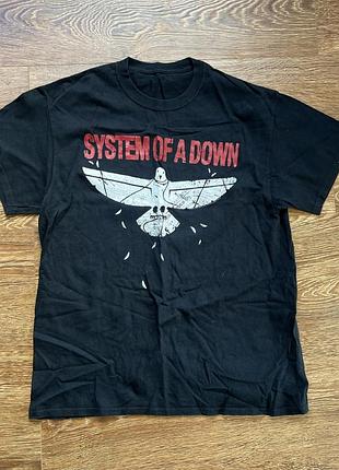 Футболка рок system of a down rock мерч