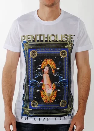 Біла футболка - philipp plein (xl/xxl) нова