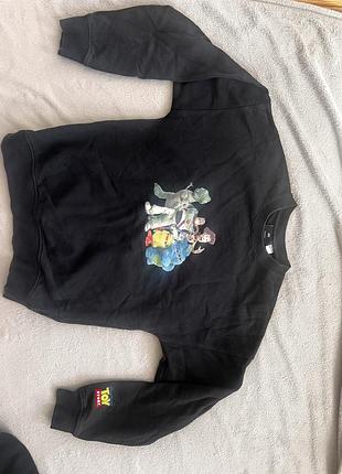 H&m x disney pixar toy story світшот чорний дитячий