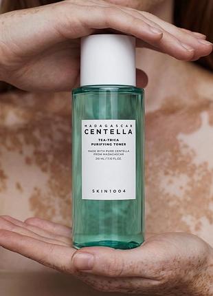 Тонер тонік skin1004 madagascar centella tea-trica purifying 210 мл