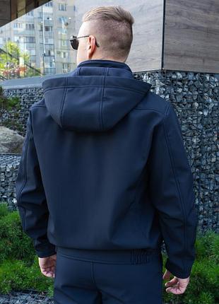 Куртка blade softshell темно-синя 4