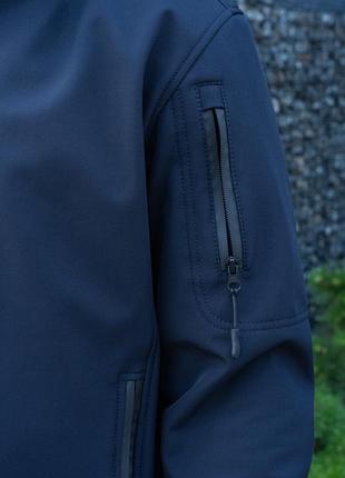 Куртка blade softshell темно-синя 6